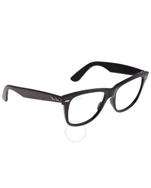 Ray-Ban Brown Wayfarer Clear Evolve Grey Photochromatic Square Sunglasses