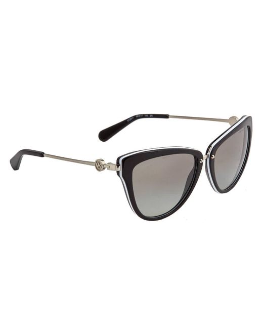 Michael Kors Women's Black Mk6039 Abela Iii Cat Eye-frame Sunglasses