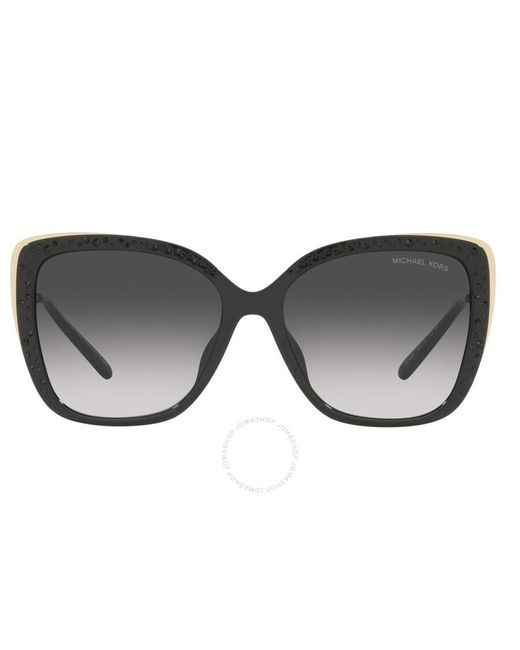 Michael Kors Dark Gray Gradient Butterfly Sunglasses Mk2161bu 31108g 56
