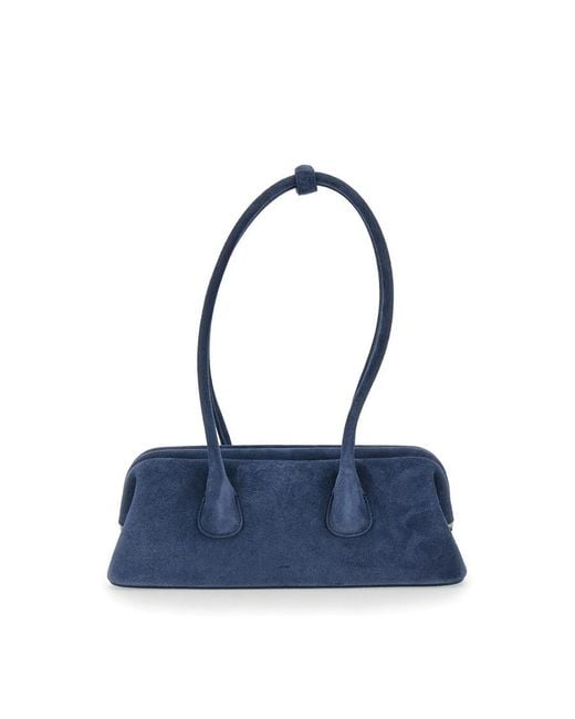 OSOI Blue Boat Wide Mini Shoulder Bag