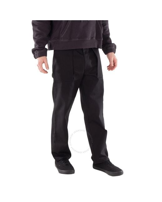 A_COLD_WALL* Black A Cold Wall Console Cotton Trousers for men
