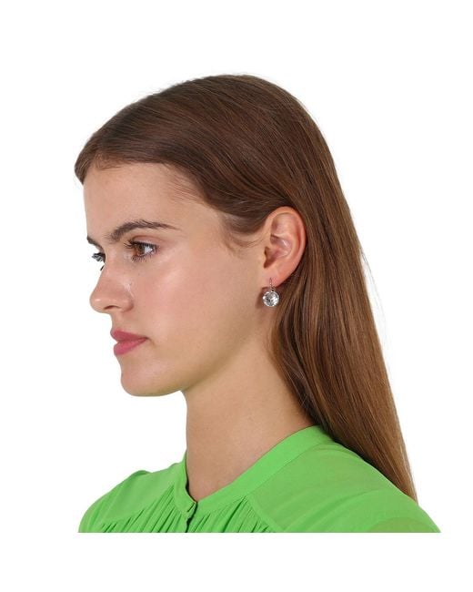 Swarovski Metallic Ladies Millenia Round Cut Drop Earrings