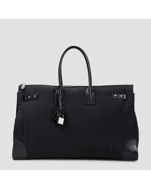 Saint Laurent Black Sac De Jour 48H Duffel for men