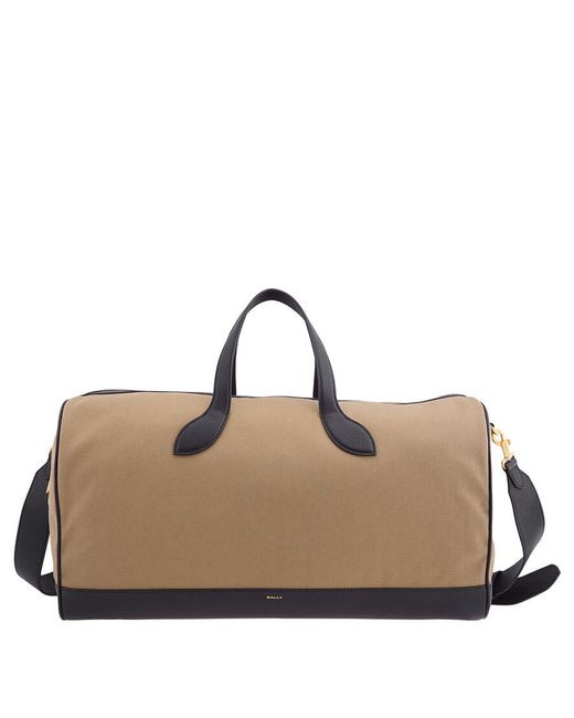 Bally Natural 36 Hours Spiro Bar Weekender Duffle Bag for men