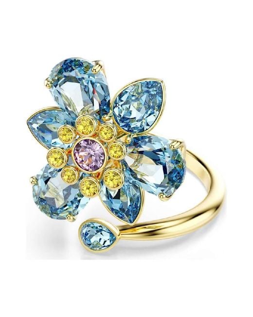 Swarovski Blue Idyllia Open Ring