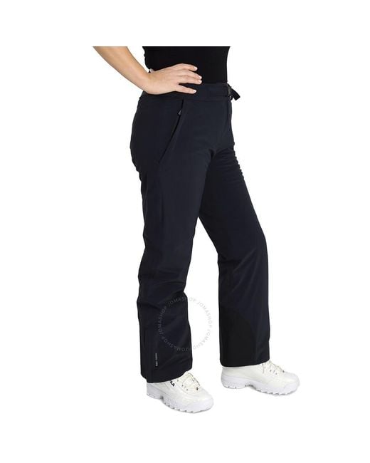 Moncler Blue Buckled Ankle-zip Straight Trousers