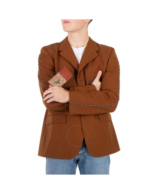 COACH Zip Card Case in Red for Men Lyst UK