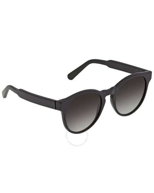 Ferragamo Brown Grey Gradient Round Sunglasses Sf1068s 001 52