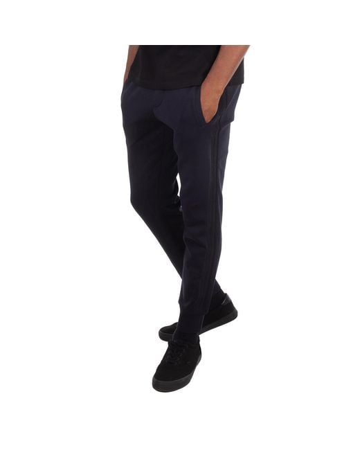 Emporio Armani Blue Elasticated-Waist Drawstring Joggers for men