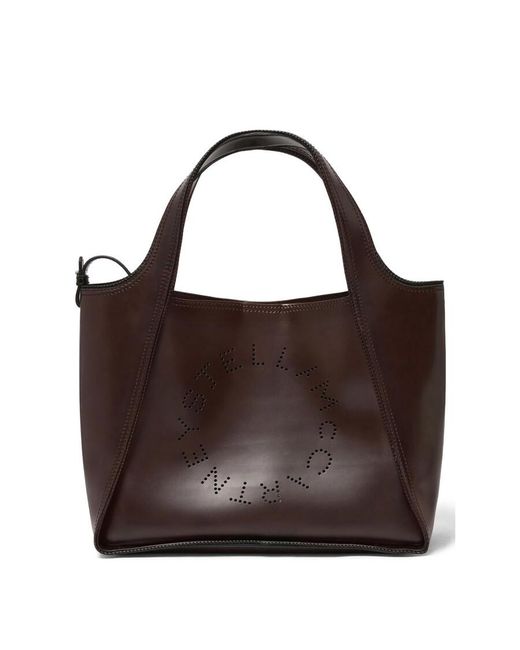 Stella McCartney Brown Bag With Shoulder Strap And Logo