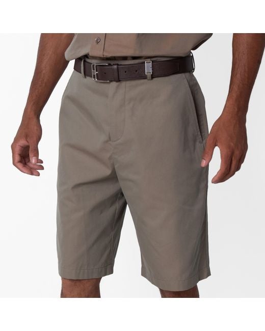 Burberry Green Cotton Chino Tailored Shorts, Brand Size 48 Waist for men