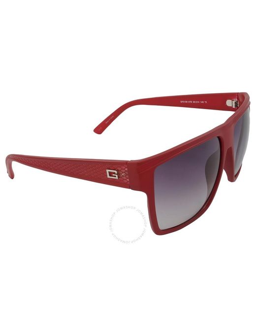 Guess Factory Purple Gradient Browline Sunglasses Gf0158 67b 58 for men