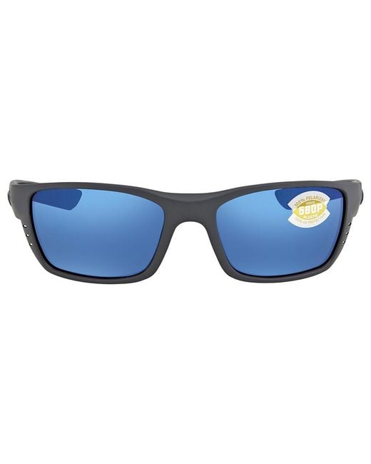 Costa Del Mar Whitetip Blue Mirror Polarized Polycarbonate Sunglasses Wtp 98 Obmp 58 for men