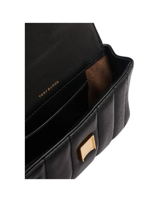 Tory Burch Black Kira Mini Flap Bag for men