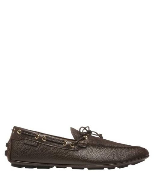 Bally Brown Kyan Kerbs Leather Drivers, Brand Size 10 Us for men