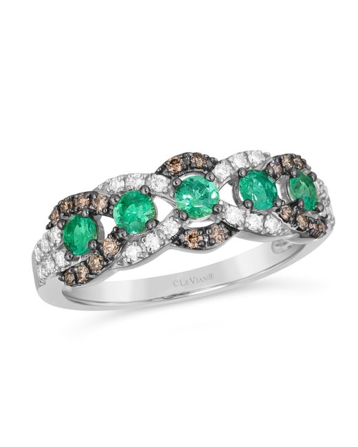 Le Vian Green Costa Smeralda Emeralds Ring Set for men