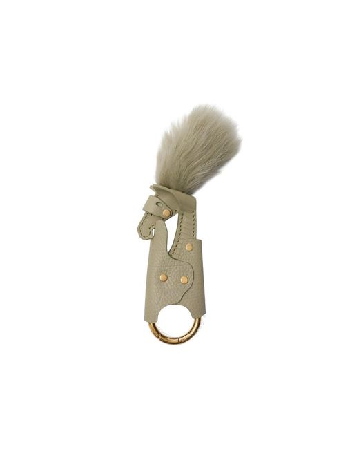 Burberry Metallic Knight Clip Charm