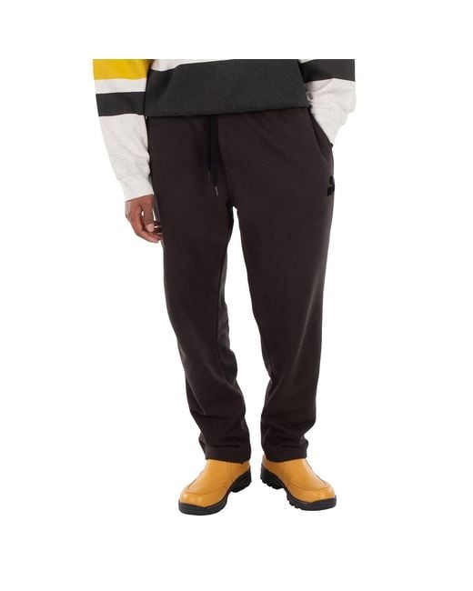 Isabel Marant Black Faded Mailesco Logo-Flocked Sweatpants for men