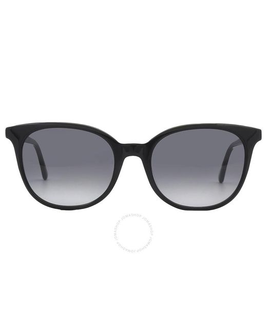 Kate Spade Black Grey Shaded Cat Eye Sunglasses Andria/s 0807/9o 51/18