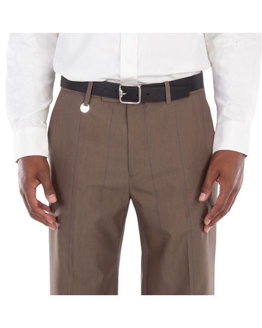 Burberry Brown Wool Tailored Trousers, Brand Size 50 (Waist for men