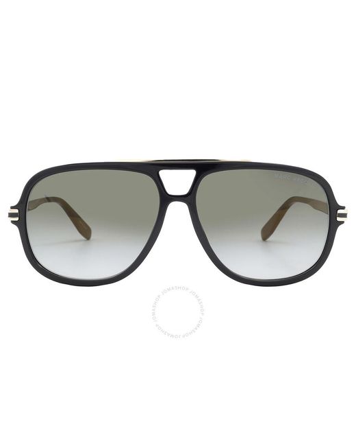 Marc Jacobs Grey Gradient Mirror Navigator Sunglasses Marc 468 s 0807 fq 59 in Gray for Men Lyst