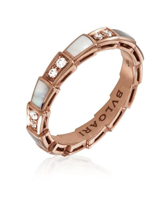 BVLGARI Metallic Serpenti Viper Ring for men