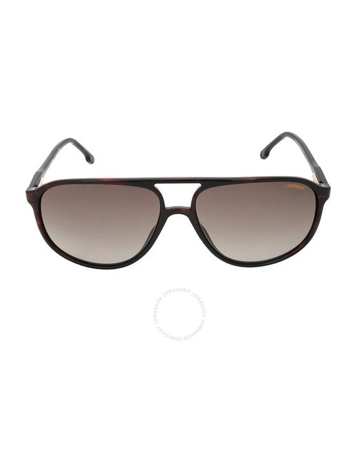 Carrera Brown Gradient Pilot Sunglasses 257/s 0086/ha 60 for men
