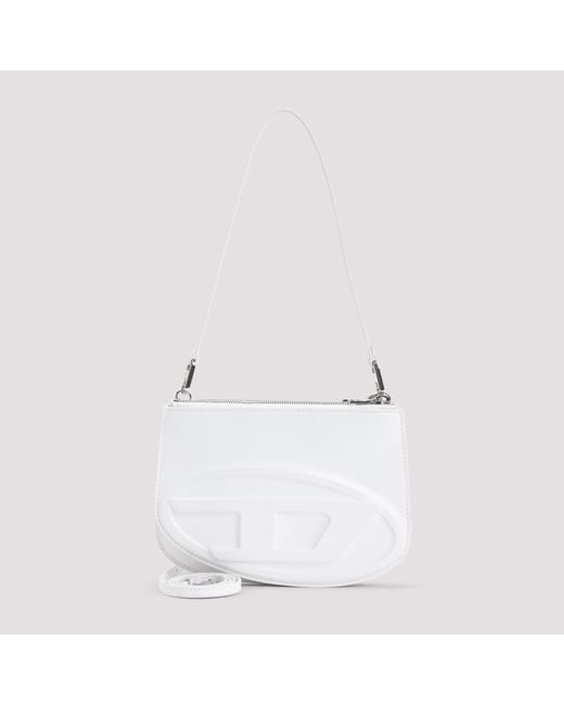 DIESEL White 1Dr Twin Handbag for men