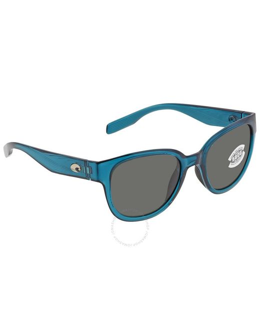 Costa Del Mar Blue Cta Del Mar Salina Grey Polarized Glass Sunglasses  905107 53