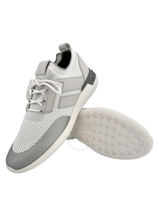 Tod's Gray Ice Medium No Code 02 High Tech Fabric Sneakers for men