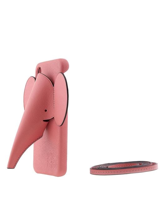 Loewe Elephant Leather Iphone 11 Case in Pink | Lyst