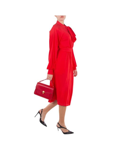 BVLGARI Red Serpenti Forever Ladies Crossbody 290766