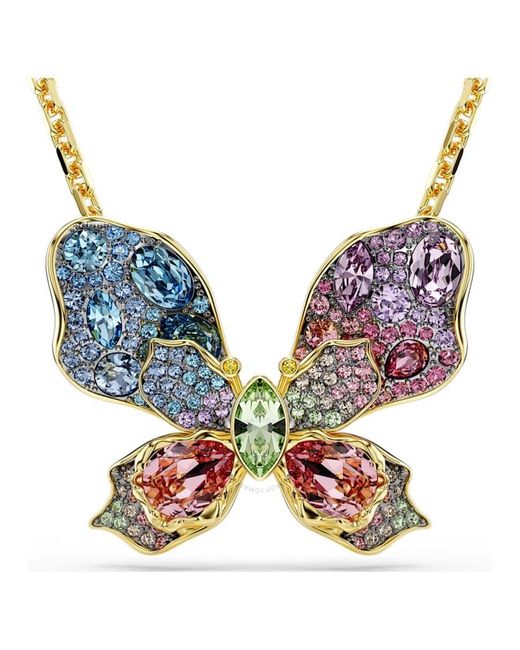 Swarovski Blue Idyllia Pendant And Brooch