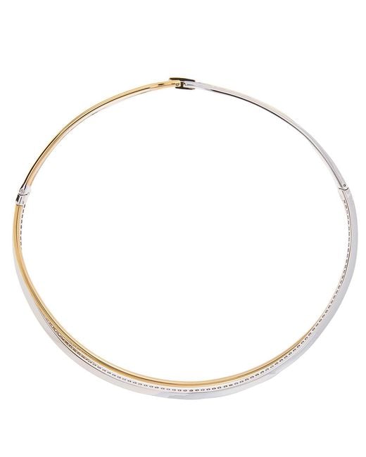 Swarovski Metallic Hyperbola Choker Mixed Plating