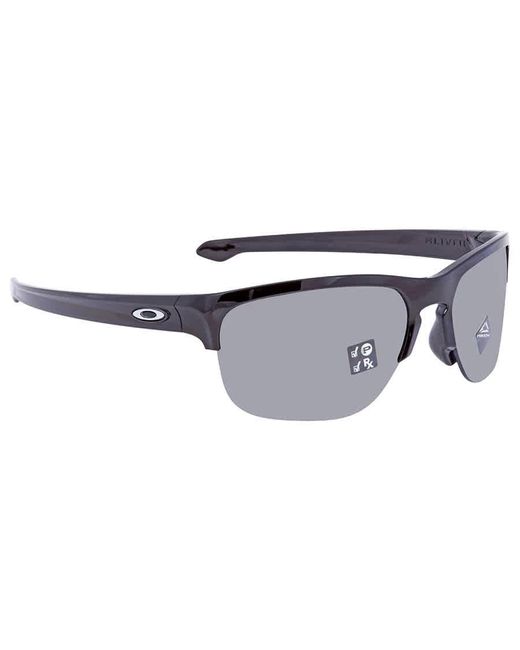 Oakley Sliver Edge Prizm Black Polarized Wrap Mens Sunglasses  941304 65 for men