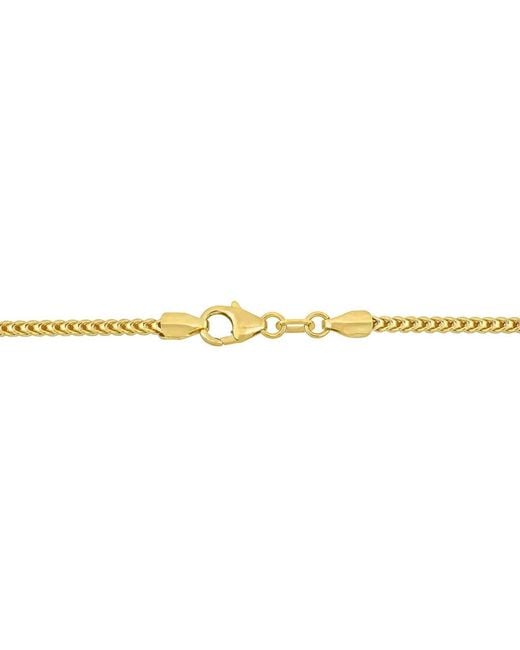 Amour Metallic 20-Inch Franco Link Necklace