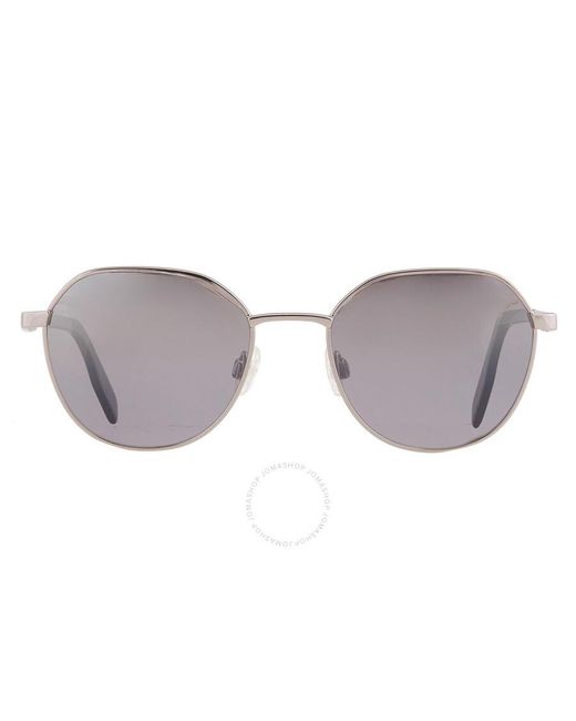 Maui Jim Gray Hukilau Dual Mirror Silver To Black Geometric Sunglasses Dsb845-11 52
