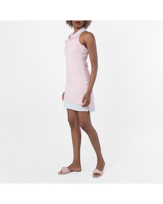 Alexander Wang Pink Layered Polo Mini Dress
