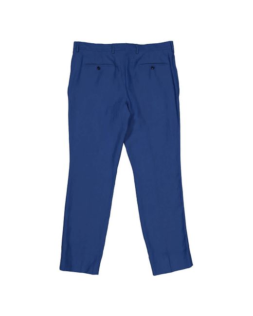 Burberry Blue Tailored Chino Pants for men