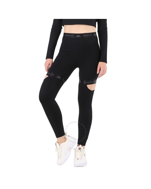 Kappa Black X Befancyfit Cut-out leggings