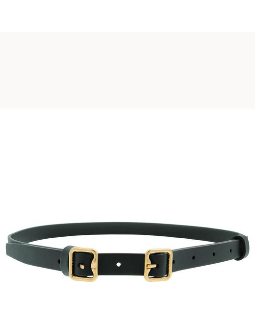Burberry Blue Adjustable Design Leather Belt
