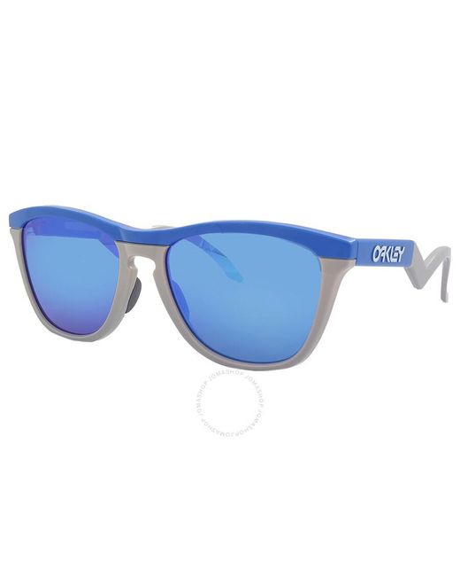 Oakley Blue Frogskins Hybrid Prizm Sapphire Square Sunglasses Oo9289 928903 55 for men