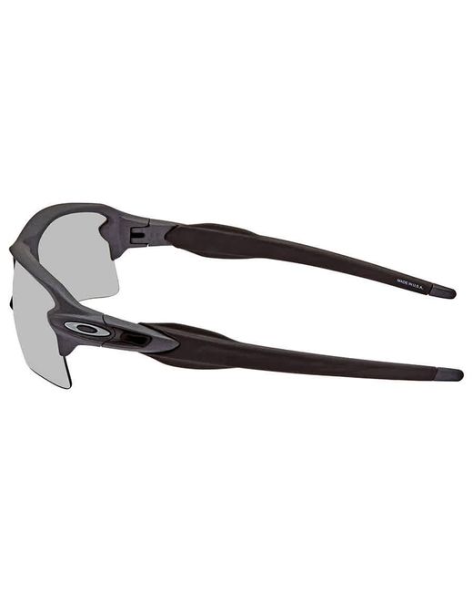 Oakley Gray Flak 2.0 Xl Clear To Iridium Photochromic Sport Sunglasses Oo9188 918816 59 for men