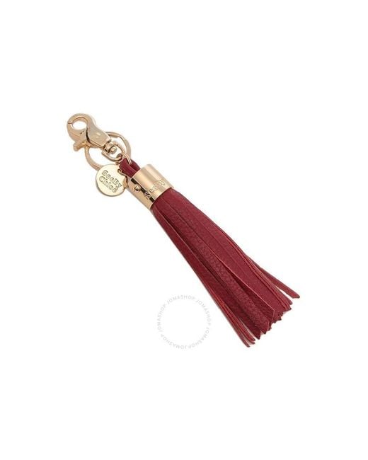 See By Chloé Red Vicky Tassel Keychain