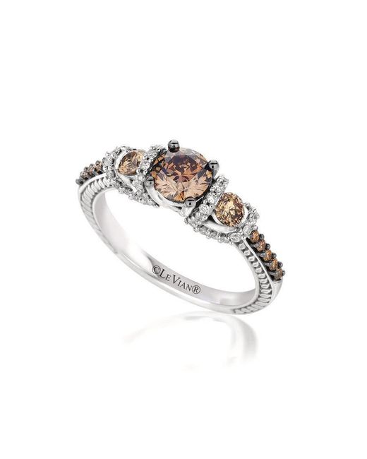 Le Vian Metallic Ladies Chocolate Diamond Rings Set
