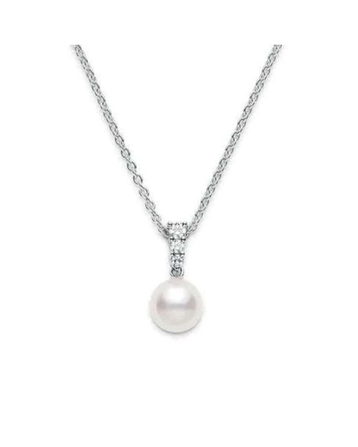 Mikimoto Metallic Morning Dew Akoya Cultured Pearl Pendant