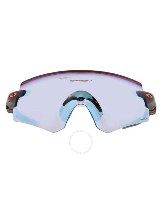 Oakley Purple Encoder Prizm Snow Sapphire Shield Sunglasses Oo9471 947123 36 for men