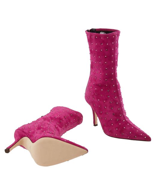 Paris Texas Pink Holly Mama Ankle Boots