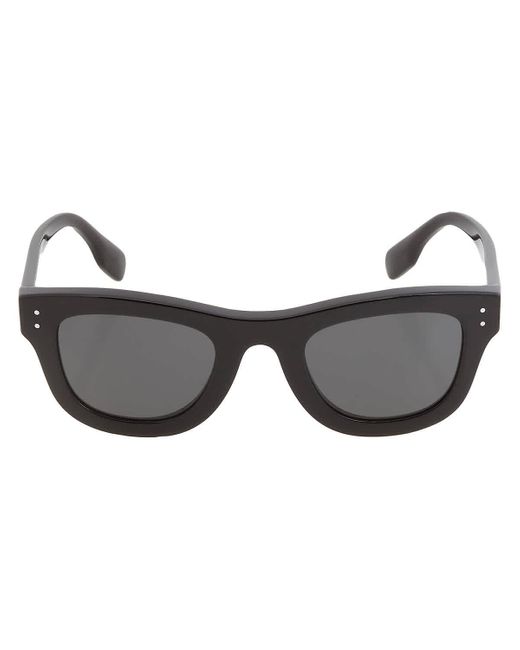 Burberry Sidney Dark Grey Pillow Sunglasses in Black Lyst