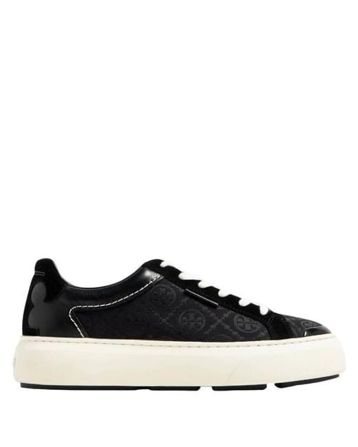 Tory Burch Black T Monogram Ladybug Sneaker